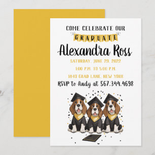 Invitation Venez Célébrer Nos Chiens Basset Basset Gradués