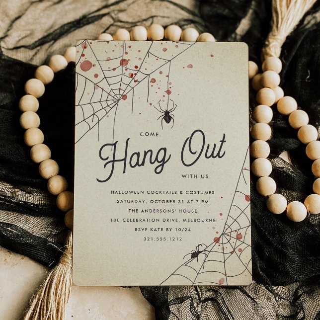 Invitation Venez Nous Accompagner À La Fête D'Halloween (Créateur téléchargé)