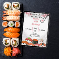 Venez Rouler avec nous Sushi anniversaire