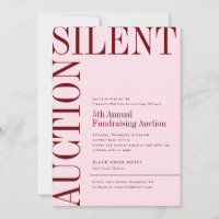 Vente aux enchères silencieuse en gros texte de Bl