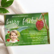Véritable fraise Photo personnalisée Berry Premier