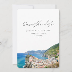 Invitation Vernazza Mariage Cinque Terre Enregistrer la date