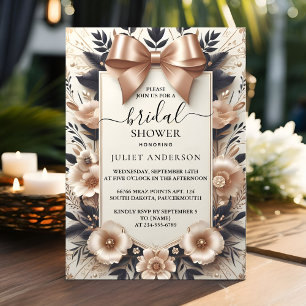 Invitation Vers les bannières affiche la Fête des mariées de 