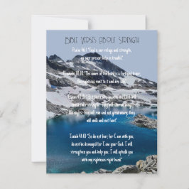 Invitation Versets bibliques sur la force