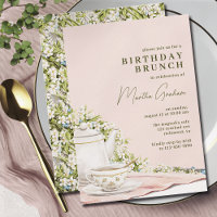 Vert rose pâle | Soirée Thé mignonne Anniversaire