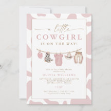 Vêtements Bébé Lingerie Petite Cowgirl Baby Shower