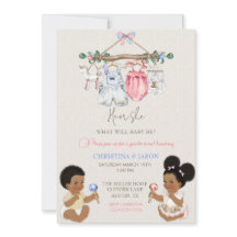 Vêtements de bébé Révélation du sexe Ivoire Rose B