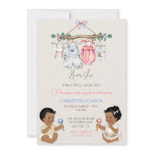 Vêtements de bébé révélation du sexe Ivoire Rose B