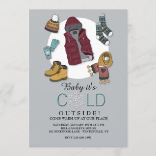 Invitation Vêtements d'Hiver