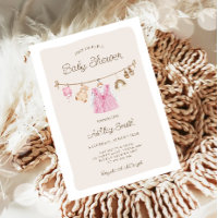 Vêtements pour bébé ligne de linge Boho Baby showe