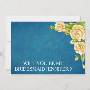 Invitation Veux-tu être ma demoiselle d'honneur ?