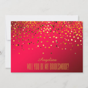 Invitation Veux-tu être ma demoiselle d'honneur?