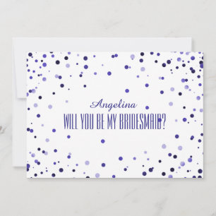 Invitation Veux-tu être ma demoiselle d'honneur?