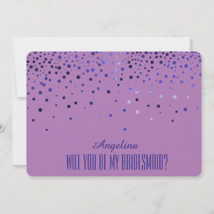 Invitation Veux-tu être ma demoiselle d'honneur ?