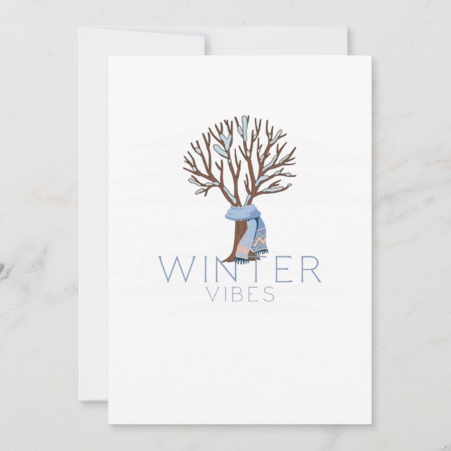 Invitation Vibes d'hiver (Devant)