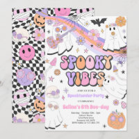Vibes éffrayantes Halloween mignonne Fantôme Super