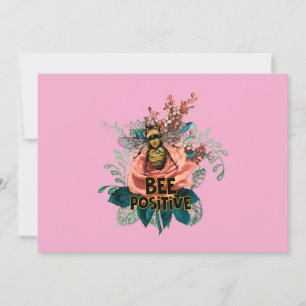 Invitation Vibes florales positives des abeilles