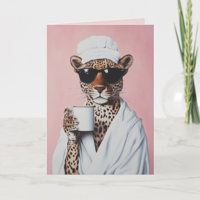 Invitation Vibes Leopard détendues (Devant)
