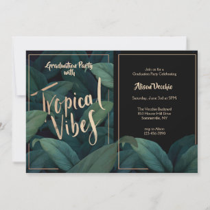 Invitation Vibes tropicales