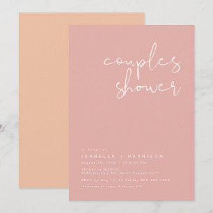 Invitation Vibrante Pastel pour la Fête de Couple
