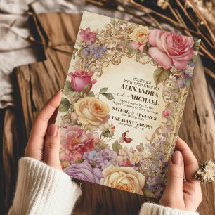 Invitation Victorian Royal Elegance Mariage