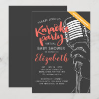 Vidéo du Baby shower du karaoké virtuel