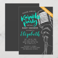 Vidéo du Baby shower du karaoké virtuel