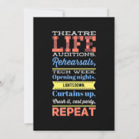 Vie de théâtre répétée