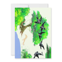 Vie forestière printanière avec oiseaux et écureui