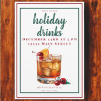 Vieille mode Boire Noël Fête Boissons
