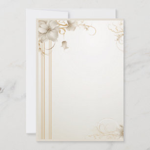 Invitation vierge