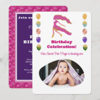 Vierge 1er Anniversaire Photo Impressionniste Or