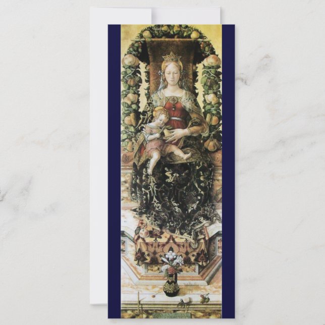 INVITATION VIERGE AVEC ENFANT (Devant)