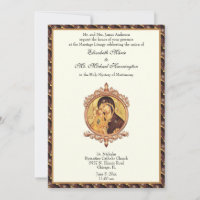 Vierge catholique byzantine Marie Mariage Combo