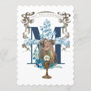 Invitation Vierge catholique Marie Jésus-Christ