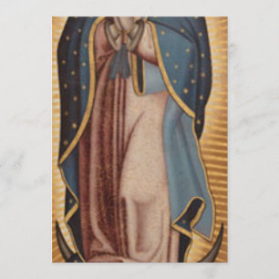 Invitation Vierge de Guadalupe