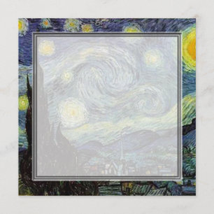 invitation vierge, van Gogh nuit étoilée