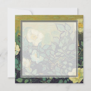invitation vierge, van Gogh Roses sauvages
