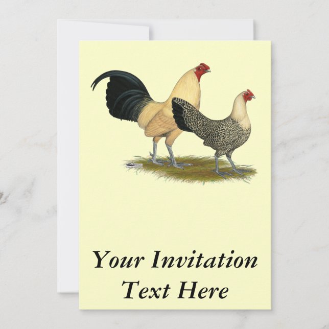 Invitation Vieux Boutons à la crème anglaise (Devant)