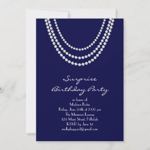 Invitation Vieux Hollywood Surprise fête d'anniversaire Invit