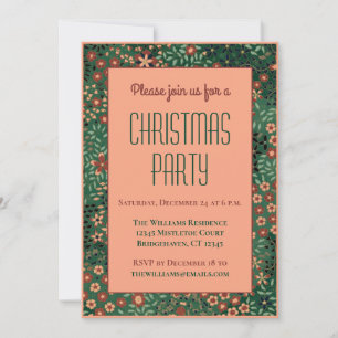 Invitation Vieux Noël Vintage traditionnel
