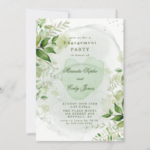 Invitation Vignoble rustique Vineyard Heart Engagement Party