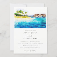 Villa Tropical Overwater Seascape Beach Mariage