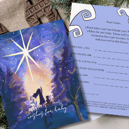 Invitation Village Starry Night Wishes for Baby Activity Card