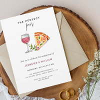 Vin & Pizza Parfait pour une fête de fiançailles