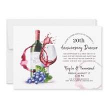 Vin rouge Occasion Anniversaire Dîner Invitat