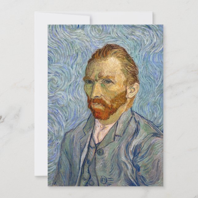 Invitation Vincent Van Gogh - Autoportrait (Devant)