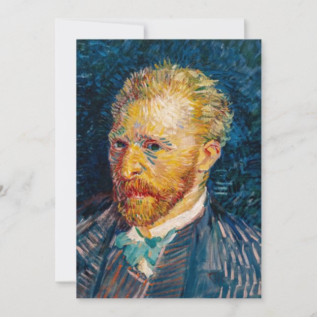 Invitation Vincent Van Gogh - Autoportrait (Devant)