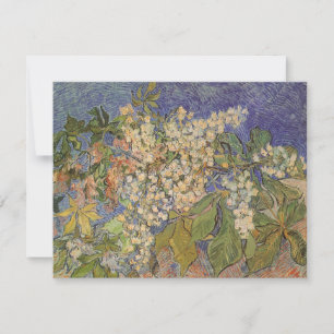 Invitation Vincent van Gogh - Branches de marronnier en fleur