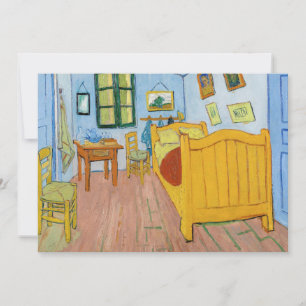 Invitation Vincent Van Gogh - La chambre de Vincent à Arles